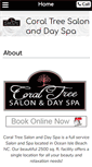 Mobile Screenshot of coraltreesalonanddayspa.com